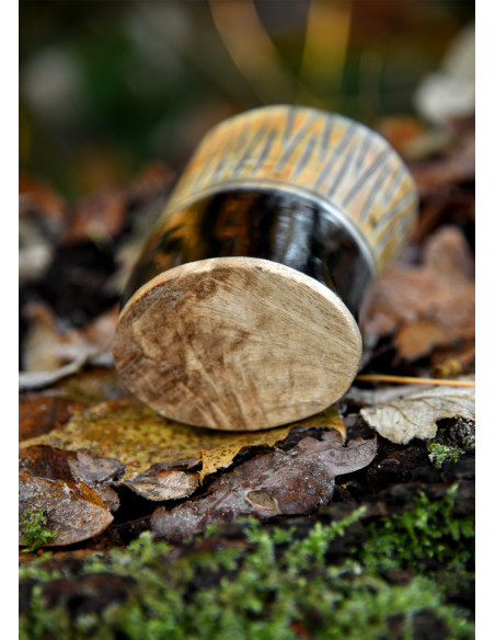 Tazza medievale in corno e legno (11...