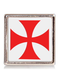 Pin Cruz Cavalieri Templari, quadrato