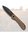 Coltello da campo finitura lama in pietra (17,5 cm.)
