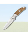 Coltello da campo Albainox decorato con pernice (19,7 cm.)