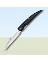 Coltello da campo nero Albainox, becco di pappagallo (19,4 cm.)