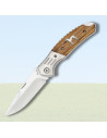 Coltello da campo Albainox decorato con podenco (19,9 cm.)