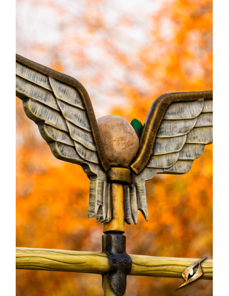 Stendardo Battaglia con teschio alato