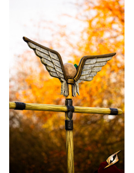 Stendardo Battaglia con teschio alato