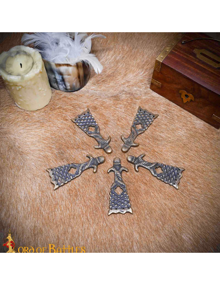 Pacchetto di 5 punte per cintura...