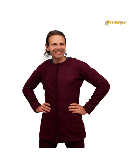 Tunica medieval in lana modello Carlo...