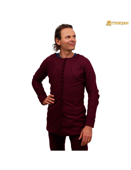 Tunica medieval in lana modello Carlo...