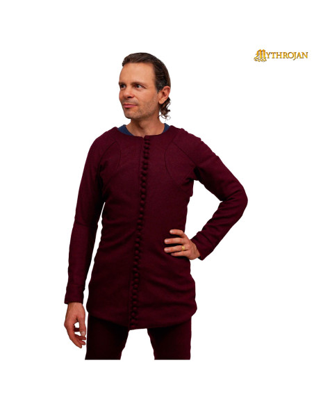 Tunica medieval in lana modello Carlo...