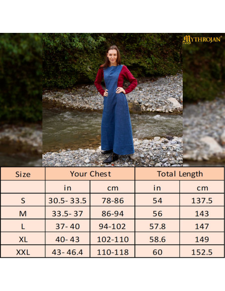 Sopravvesta medievale in lino senza...