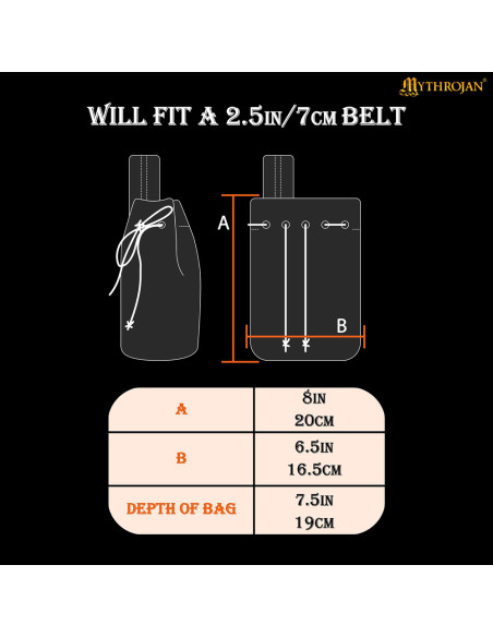 Borsa medievale per elemosina con...