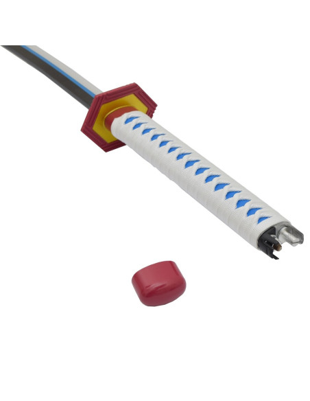 Katana decorativa LED Giyu Tomioka -...