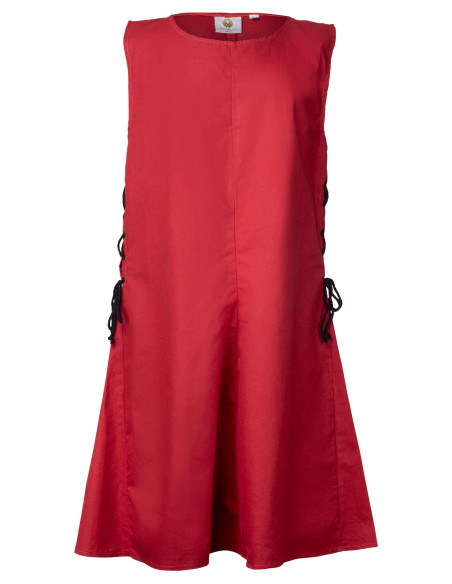 Tabardo medieval Wigand in tela rossa