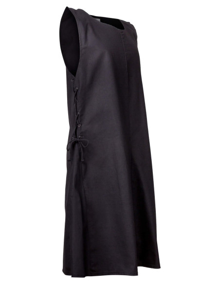 Tabardo medieval Wigand in tela nera