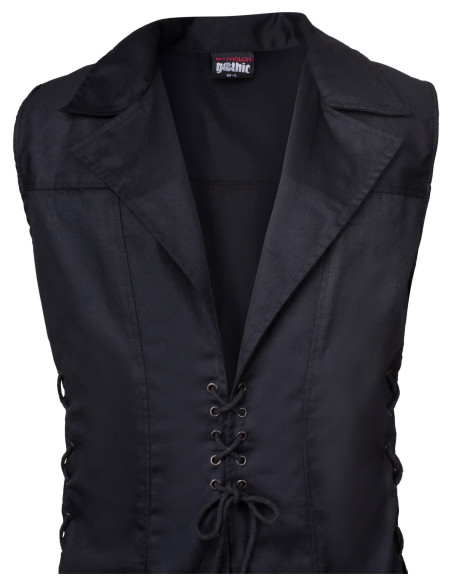 Gilet gotico Hemblock in nero