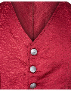 Gilet Ismael dei sette mari, in rosso 2