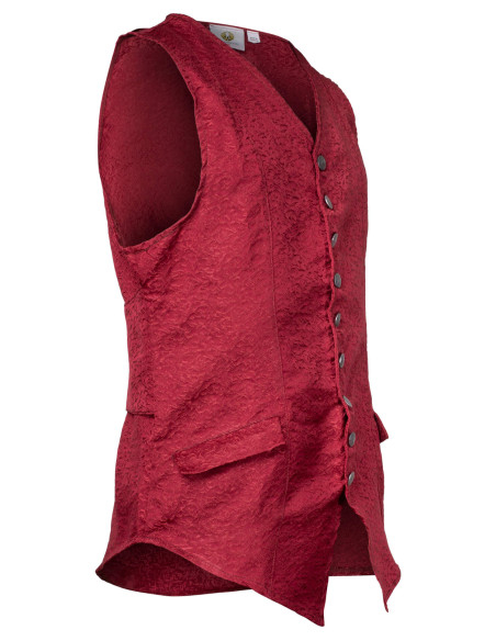 Gilet Ismael dei sette mari, in rosso