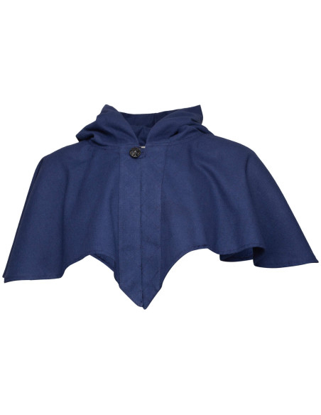 Cappuccio medievale con copri spalle,...