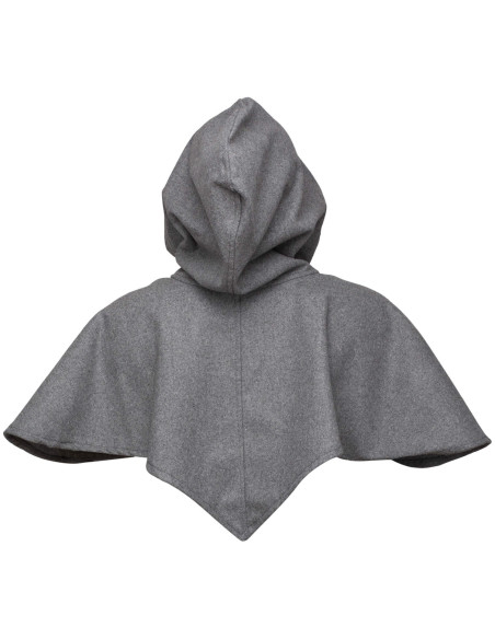 Cappuccio e copri-spalle medievale in...