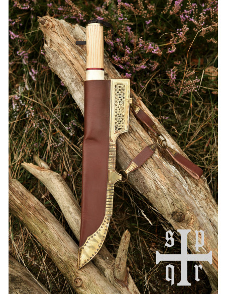 Coltello Sax Vichingo in acciaio Damasco Coltello Sax Vichingo in acciaio Damasco