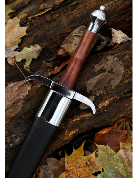 Daga medieval con fodero (57,5 cm.)