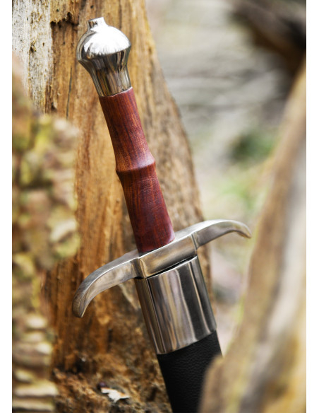 Daga medieval con fodero (57,5 cm.)