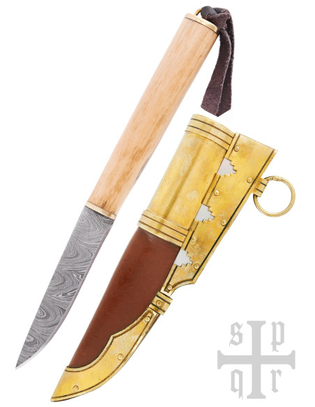 Coltello Vichingo Gotland, lama in...