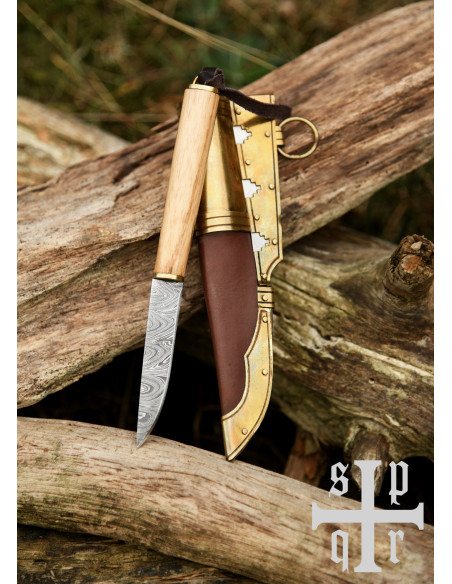 Coltello Vichingo Gotland, lama in...