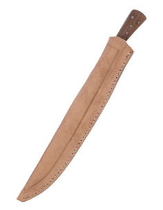 Coltello da cucina medievale manico in legno 2