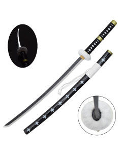 Katana Trafalgar Law di One Piece in bambù con LED