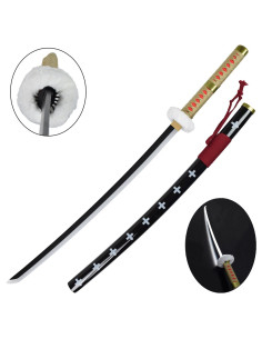 Katana Trafalgar Law One Piece bambù, Led, intrecciato...