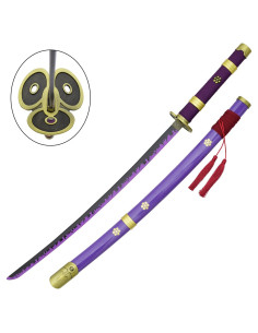 Katana Enma di Zoro in One Piece, viola
