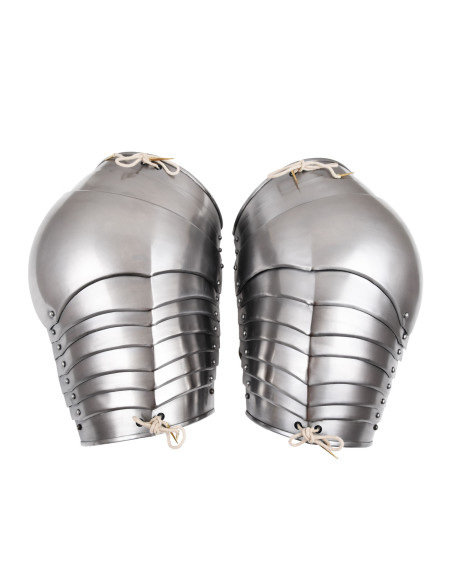 Spallacci medievali in acciaio (1,2 mm.)