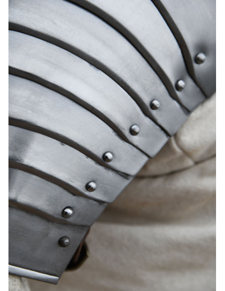 Spallacci medievali in acciaio (1,2 mm.)