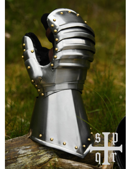 Guanti medievali mitoni, secoli XV-XVI