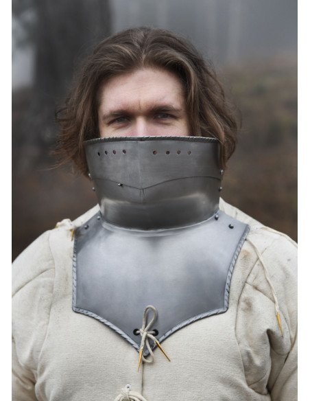 Bevor medieval in acciaio (1,2 mm.)