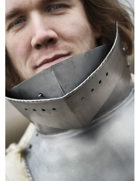 Bevor medieval in acciaio (1,2 mm.)