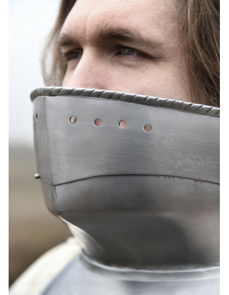 Bevor medieval in acciaio (1,2 mm.)