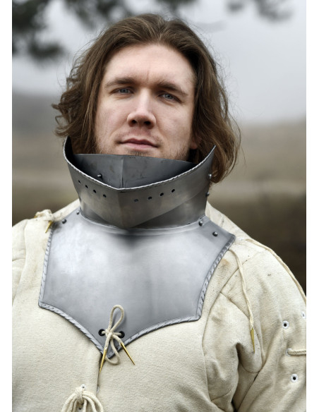 Bevor medieval in acciaio (1,2 mm.)