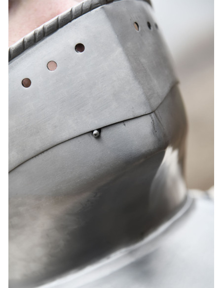 Bevor medieval in acciaio (1,2 mm.)