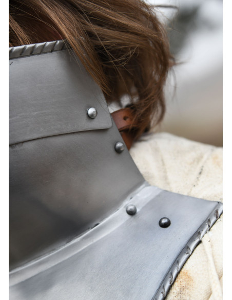 Bevor medieval in acciaio (1,2 mm.)