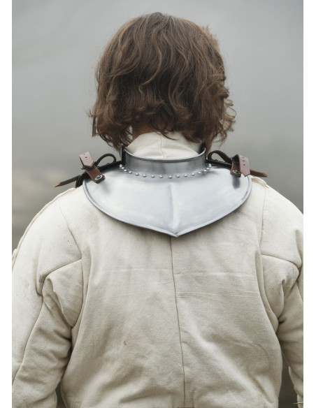 Gorjal medieval in acciaio (1,2 mm.)