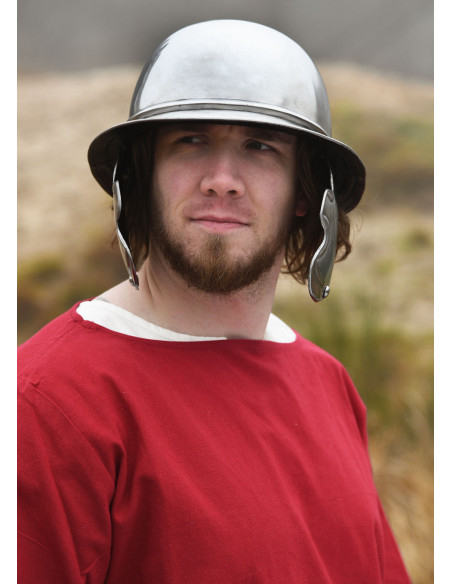 Elmo Gallico, tipo Alesia, in acciaio