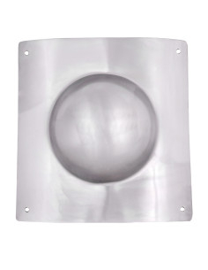 Umbo scudo romano argentato in acciaio