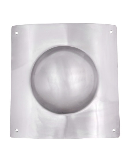 Umbo scudo romano argentato in acciaio