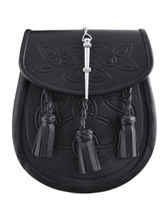 Borsa Sporran per kilt in nero