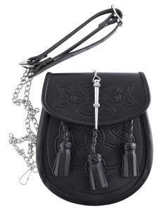 Borsa Sporran per kilt in nero 2