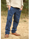 Pantaloni medievali Hagen in blu