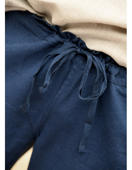 Pantaloni medievali Hagen in blu