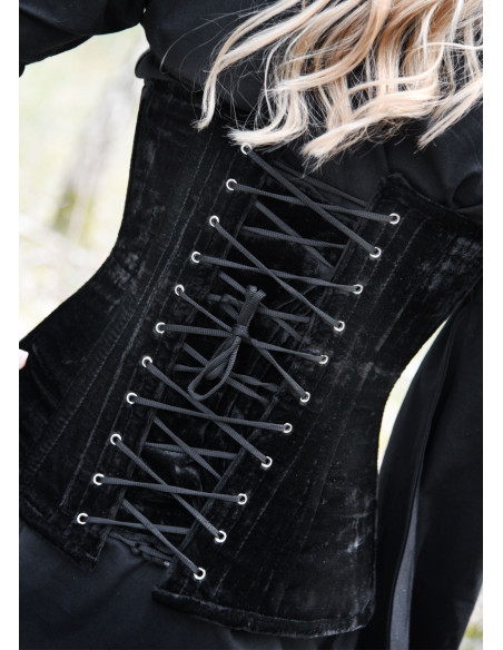 Grande corsetto medievale in velluto...