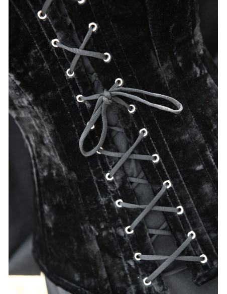 Grande corsetto medievale in velluto...